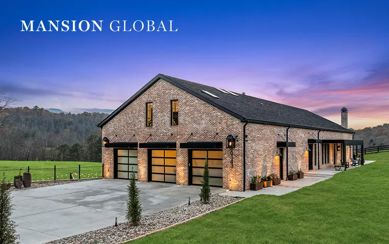 Mansion Global feature on the Blairsville, Georgia barndominium listed by Thomas Echea