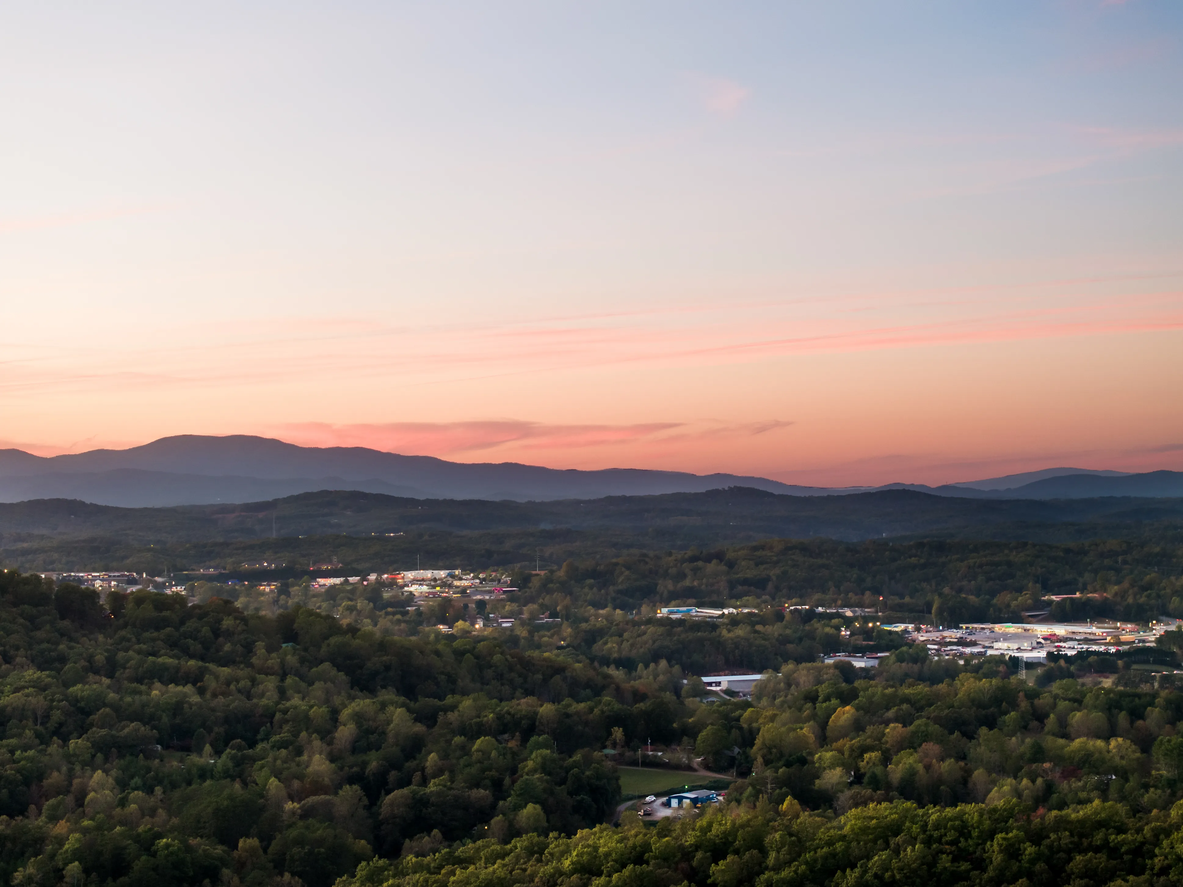 Blue Ridge, Georgia mountain landscape