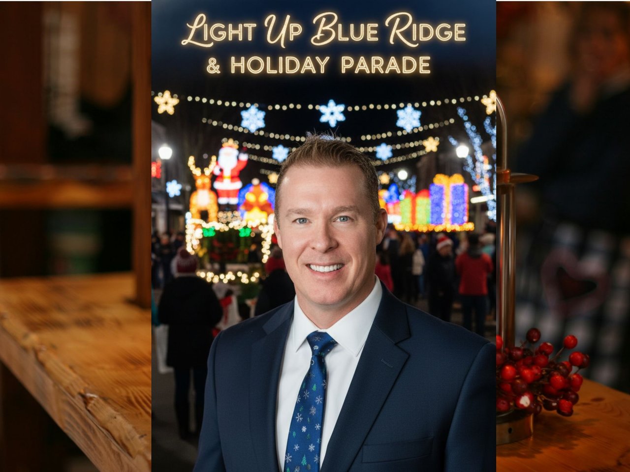 Light Up Blue Ridge Holiday Parade downtown families