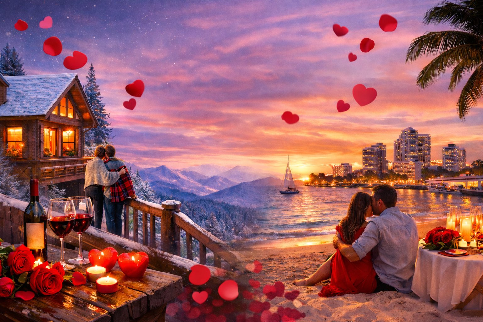 Valentine’s Day in Blue Ridge & Fort Lauderdale: The Most Romantic Restaurants for an Unforgettable Date Night