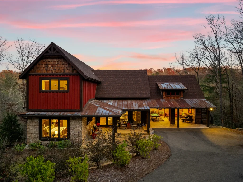 450 Miracle Ln — exterior front angled twilight