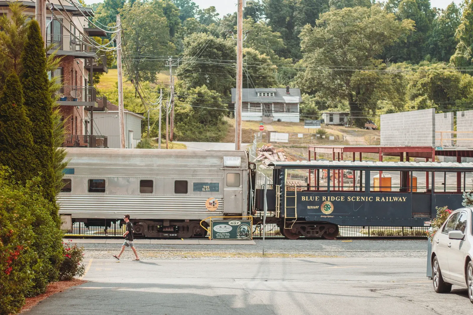 Blue Ridge Scenic Railway at the depot