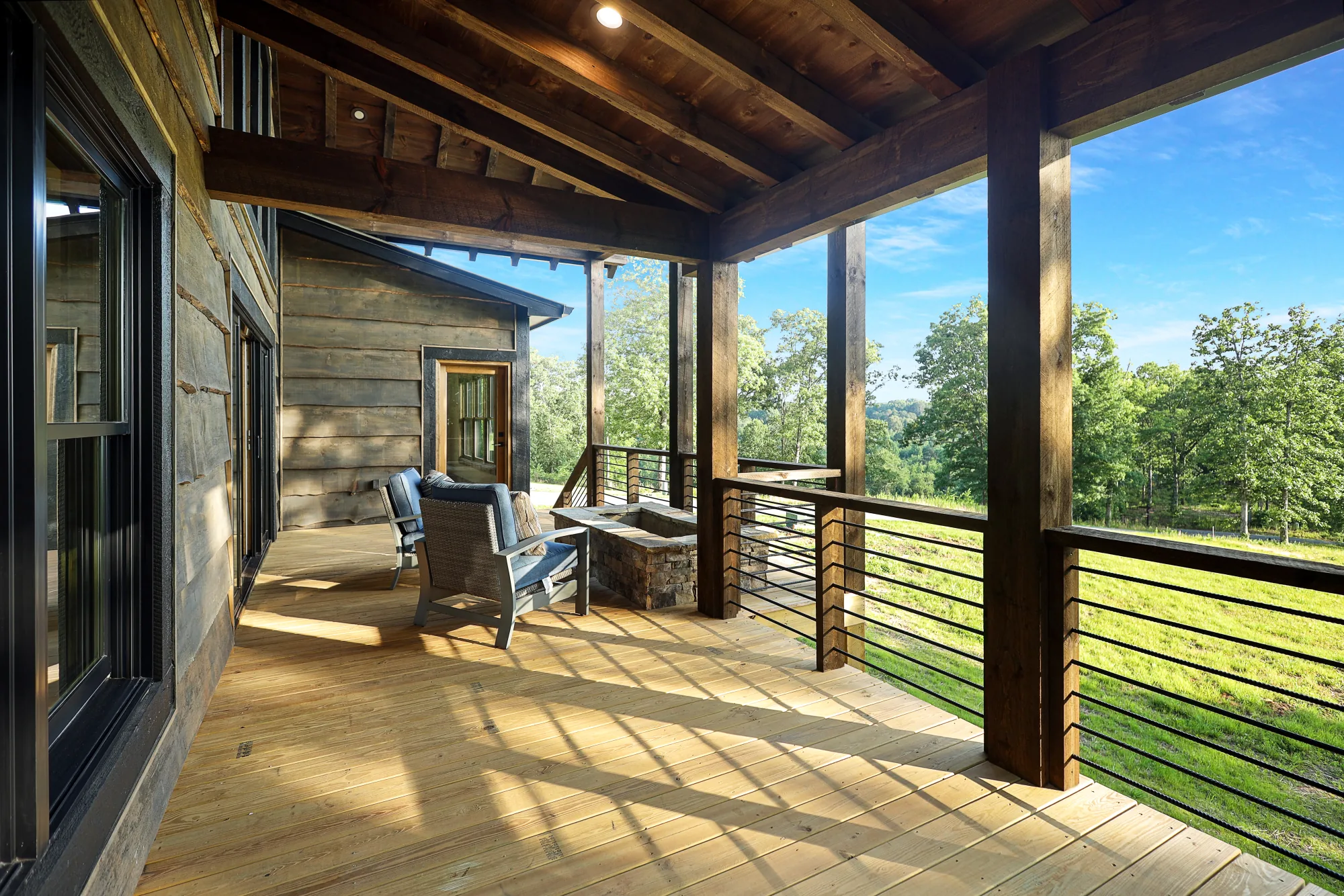 Covered front porch