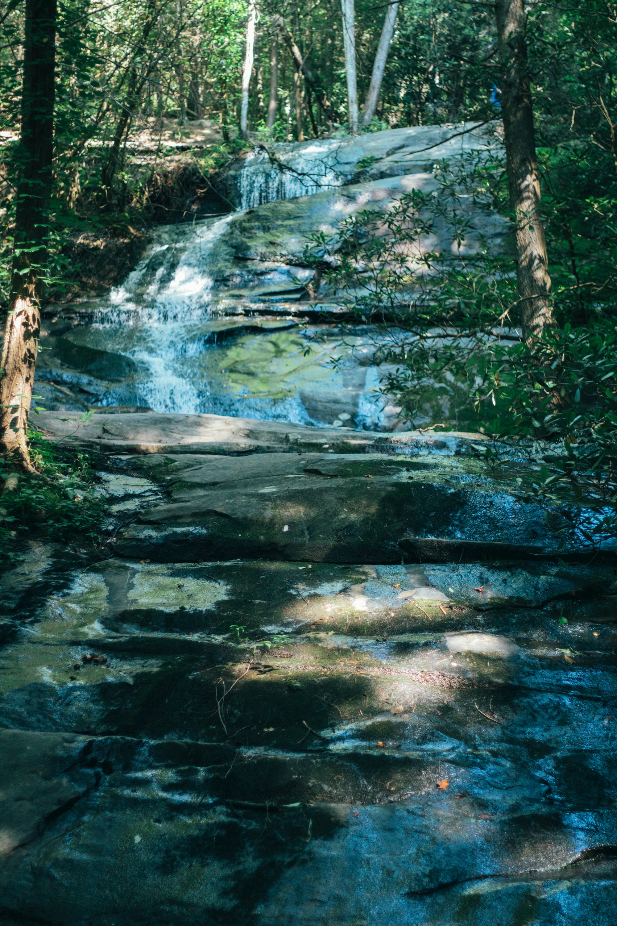 Creek cascading near Blue Ridge, Georgia