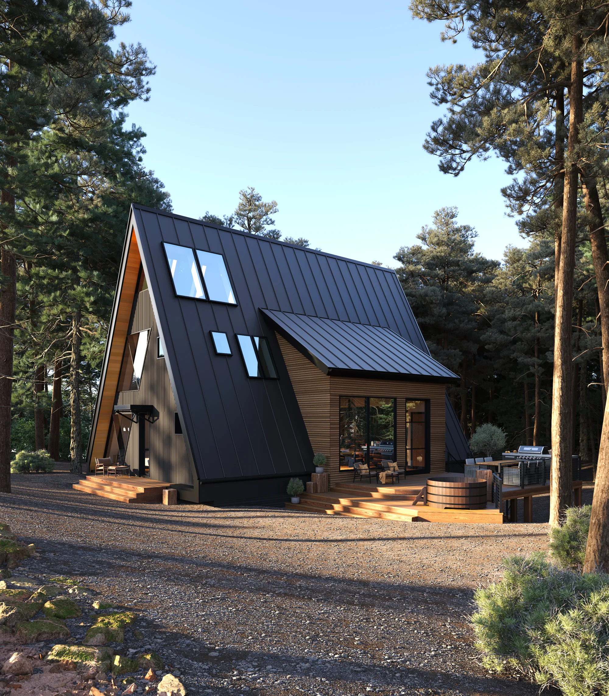 North Creek — exterior rendering, daytime