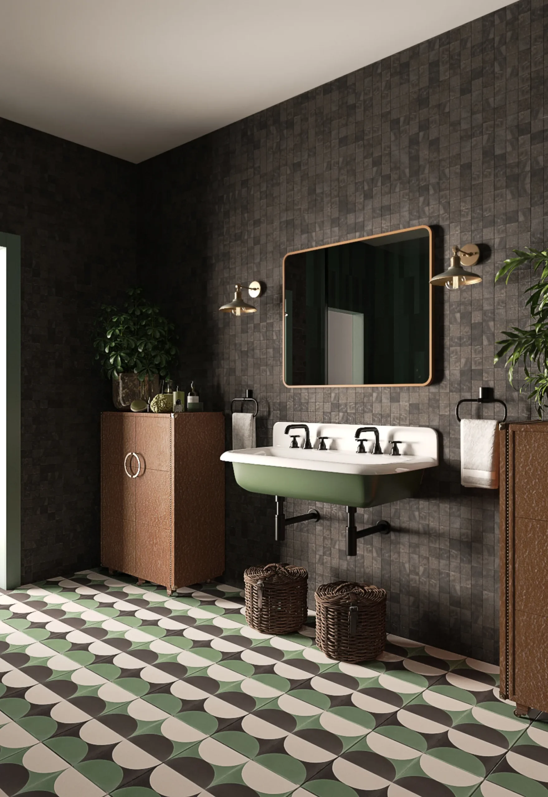 North Creek — secondary bathroom rendering