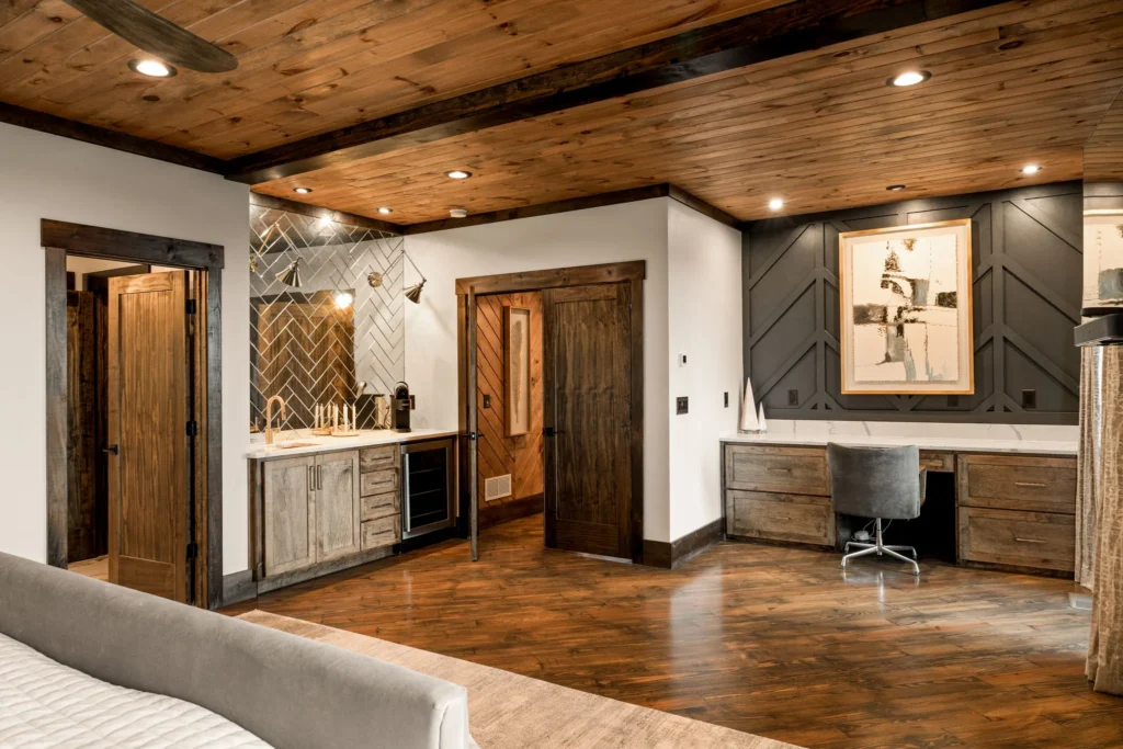 Primary bedroom doorway scale — 684 Overlook Drive