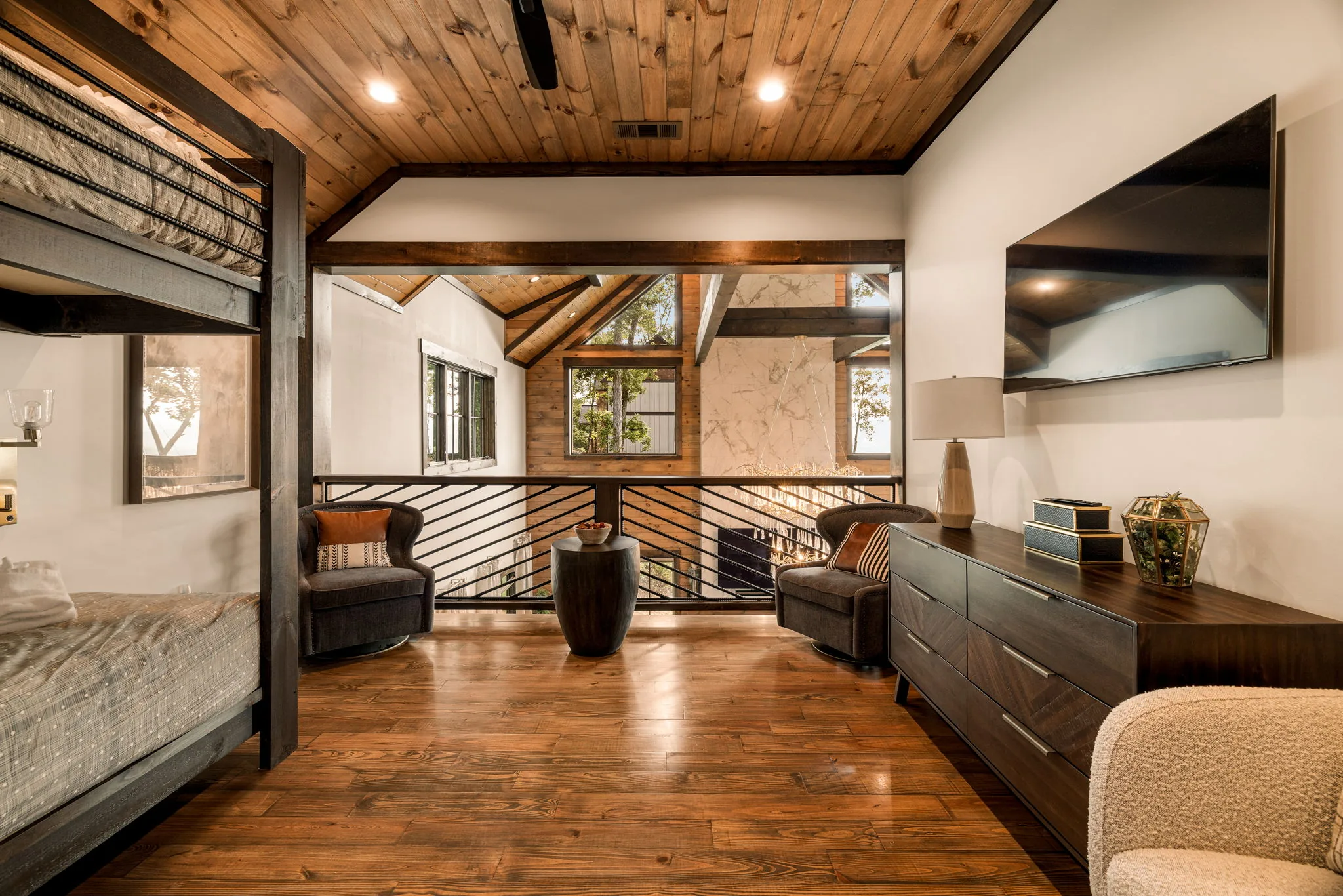 Loft bunk nook — 684 Overlook Drive