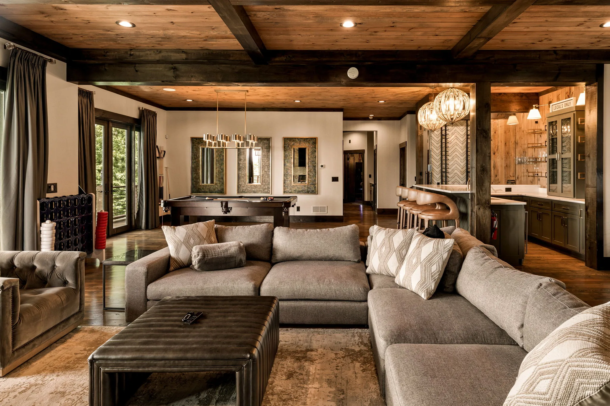 Lower level great room wide — 684 Overlook Drive