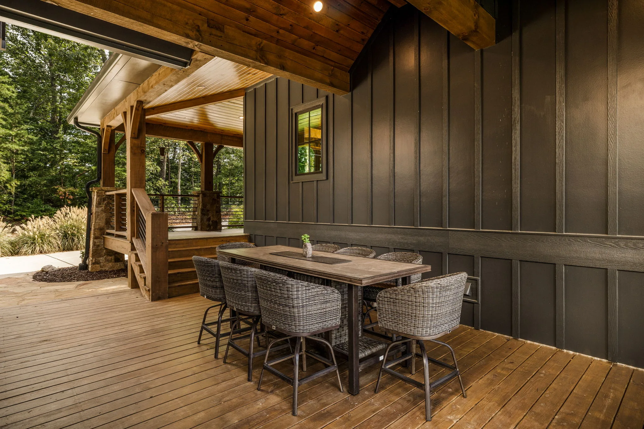 Covered dining patio — 684 Overlook Drive